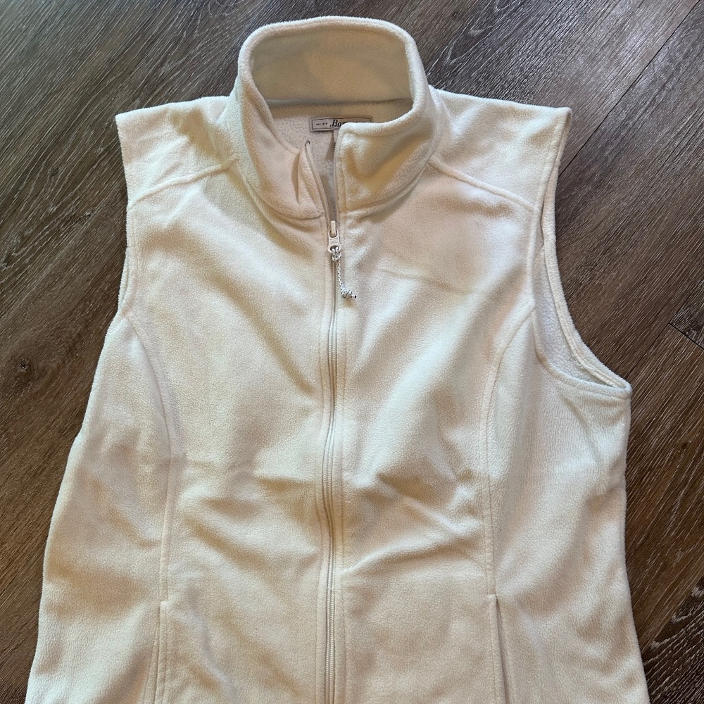 Bass Cream Fleece Vest